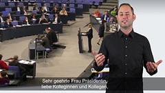 Der Bundestag startet einen neuen Service für Gehörlose und Hörgeschädigte in Gebärdensprache und mit Untertiteln.