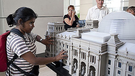 Modell des Reichstagsgebäudes