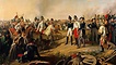 Siegesmeldung nach der Schlacht bei Leipzig 1813: Zar Alexander I., Kaiser Franz I. und König Friedrich Wilhelm III. nehmen am 19. Oktober 1813 die Meldung des Sieges über Napoleon entgegen. Peter Krafft, 1839