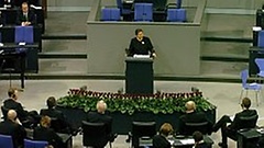 Simone Veil spricht im Plenum