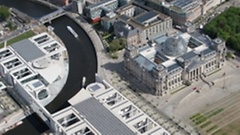 Foto: Luftaufnahme des Parlamentsviertels