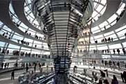 Lichtelemente in der Reichstagskuppel