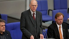 Bundestagspräsident Prof. Dr. Norbert Lammert im Plenum