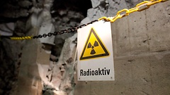 Zeichen für Radioaktivität im Schacht Asse