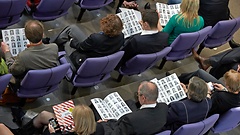 Députés en salle plénière