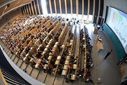 Blick in den Hörsaal der Universität Koblenz-Landau