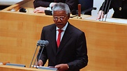 Nelson Mandela im Bonner Plenarsaal