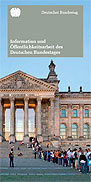 Cover des Infoflyers: Information und Öffentlichkeitsarbeit