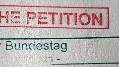 Blick in die Registratur der Anträge des Petitionsausschusses