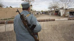 Afghanischer Polizist bei Kundus