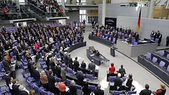 Blick ins Plenum des Bundestages
