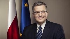 Der polnische Staatspräsident Bronisław Komorowski spricht im Deutschen Bundestag.