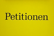 Die Zahl der Petitionen war 2015 rückläufig.