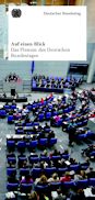 Flyer: Auf einen Blick. Das Plenum des Deutschen Bundestages