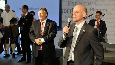 Martin Burkert (SPD) und Norbert Lammert