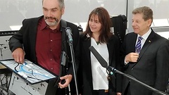 Reiner Delgado mit Umgebungsrelief, Annette Müller (Technische Universität Berlin), Eduard Oswald