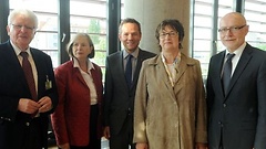 Heinrich Oberreuter, Ursula Männle, Michael Roth, Brigitte Zypries, Udo di Fabio