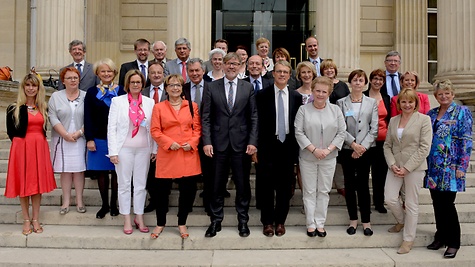 Mitglieder des Ausschusses für Kultur und Medien des Deutschen Bundestages sowie des Ausschusses für Kultur und Bildung der französischen Nationalversammlung