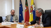 Christian Lange, Bürgermeister Basilio Horta in Sintra bei Lissabon