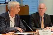 Ausschussvorsitzender Herbert Behrens, Bundestagspräsident Norbert Lammert