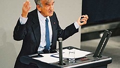 Elie Wiesel, Klick vergrößert Bild