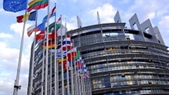 The European Parliament building in Brussels