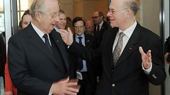 König Albert II. und Bundestagspräsident Norbert Lammert