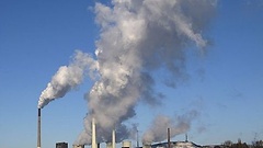 Kohlekraftwerk mit Emission