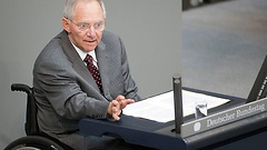 Finanzminister Schäuble sprach zum Hilfsantrag Portugals.