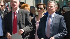 Bundestagspräsident Norbert Lammert mit seinem Amtskollegen Bernard Accoyer