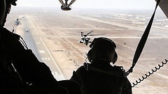 Hubschrauberflug nach Kundus in Afghanistan.