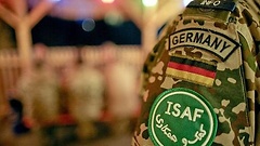 ISAF-Emblem auf bundeswehr-Uniform