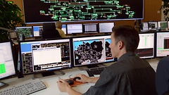 Leitwarte des Netzbetreibers 50 Hertz in Neuenhagen in Brandenburg