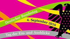 Ankündigungsplakat 2016 zum Tag der Ein- und Ausblicke