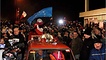 Deutsche und Polen feiern in der Nacht zum 21. Dezember 2007 am Grenzübergang Kostrzyn (Küstrin): Polen wurde am 1. Mai 2004 Mitglied der EU, 2007 entfielen auch die Passkontrollen zwischen Deutschland und Polen. Foto: Lech Muszynski