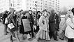 Demonstration 1975 anlässlich der Urteilsverkündung des Bundesverfassungsgerichts zur Reform des Paragraphen 218 (Abtreibungsparagraph) des Strafgesetzbuches (StGB).