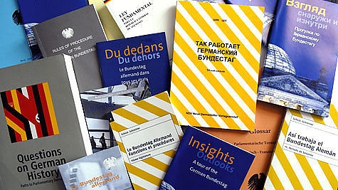 Informationsmaterial des Deutschen Bundestages