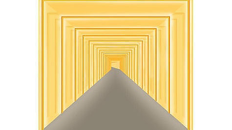 Entwurf für das Werk 'Tunnel' von Gunda Förster