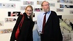 Der ehemalige Bundestagspräsident Wolfgang Thierse eröffnete die Ausstellung der Künstlerin Juliae Ebner