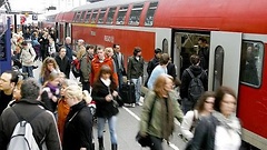 Zug in Bahnhof