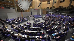 Plenum des Deutschen Bundestages.