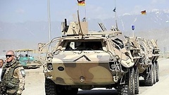 Transportpanzer in Kabul