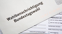 Wahlbenachrichtigung zur Bundestagswahl