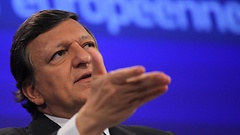 EU-Kommissionspräsident Manuel Barroso während einer Pressekonferenz