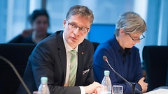 Jens Koeppen während einer Sitzung des Ausschusses Digitale Agenda.
