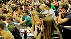 Studenten an der Universität Freiburg