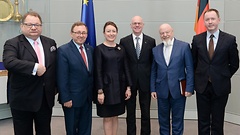 Abgeordnete Ryszard Kalisz, Ryszard Galla, Bożena Kamińska, Norbert Lammert, Aleksander Świeykowski, Arkadiusz Litwiński 